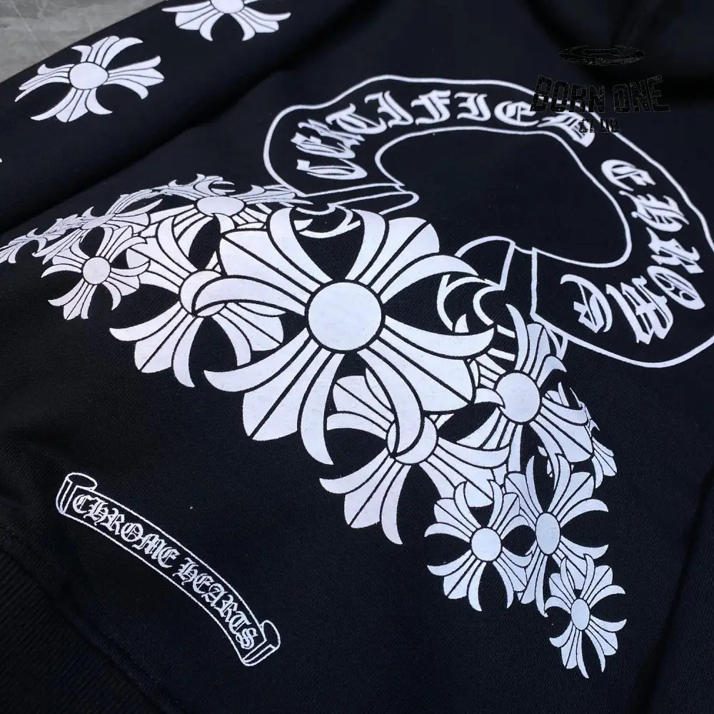 Chrome Hearts Crosses Hoodie Black