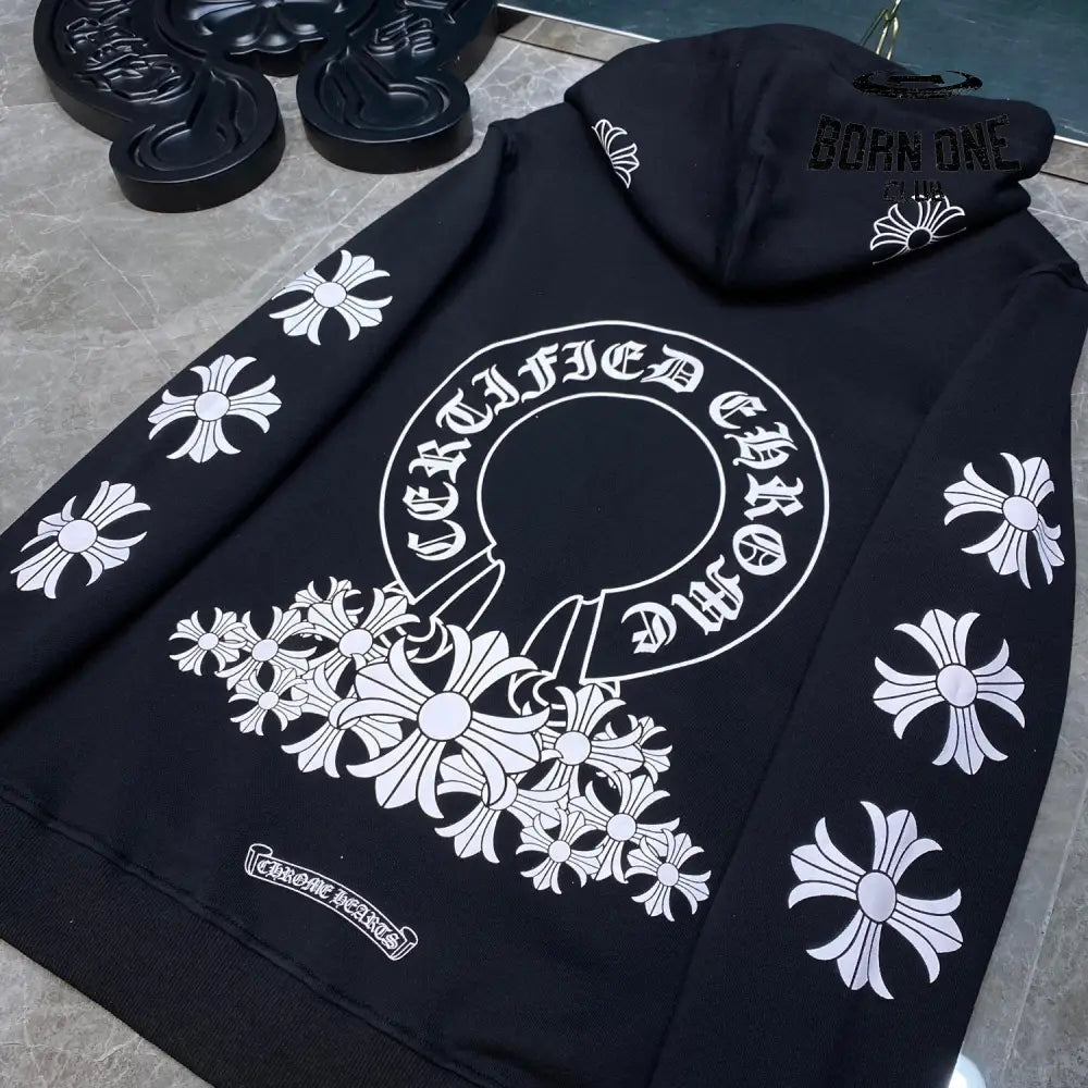 Chrome Hearts Crosses Hoodie Black