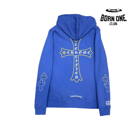 Chrome Hearts Miami Limited Hoodie Blue Moletom