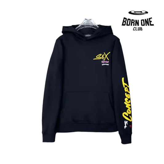 Chrome Hearts Records Black Hoodie Black Moletom