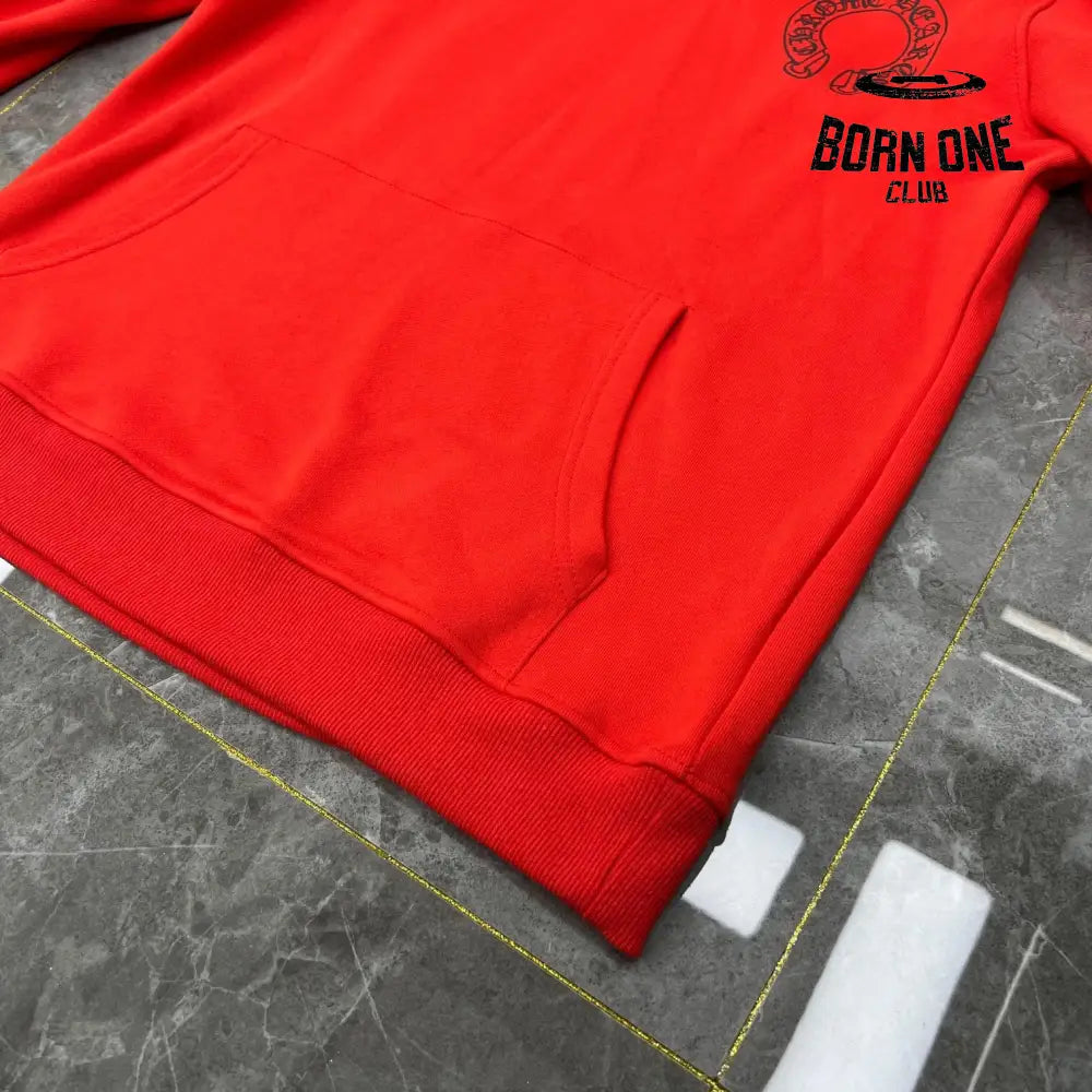 Chrome Hearts Red Mouth Hoodie Moletom