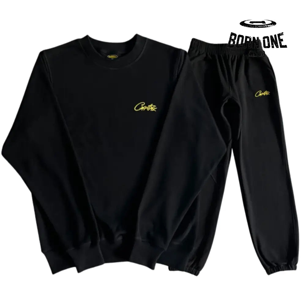 Conjunto Corteiz Alcatraz Basic Crewneck Set P