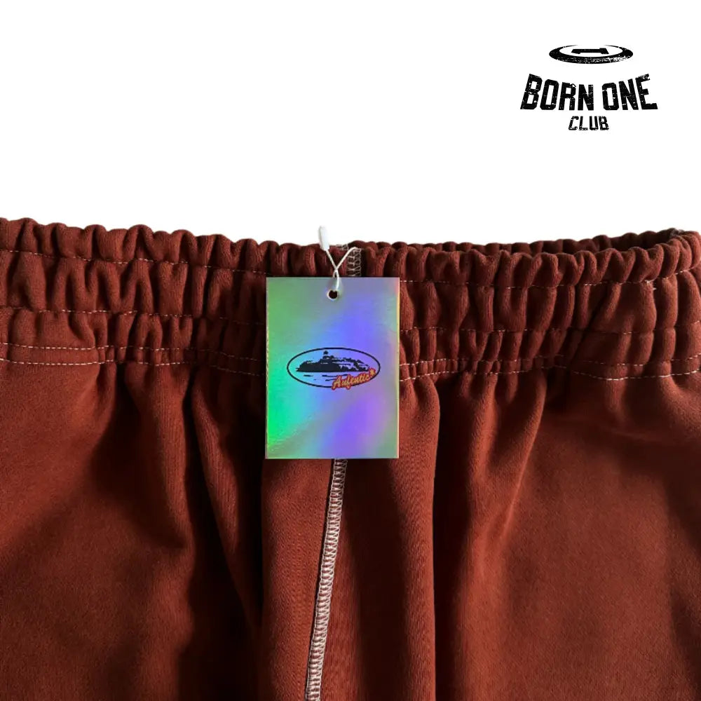 Conjunto Corteiz Alcatraz Set Brown