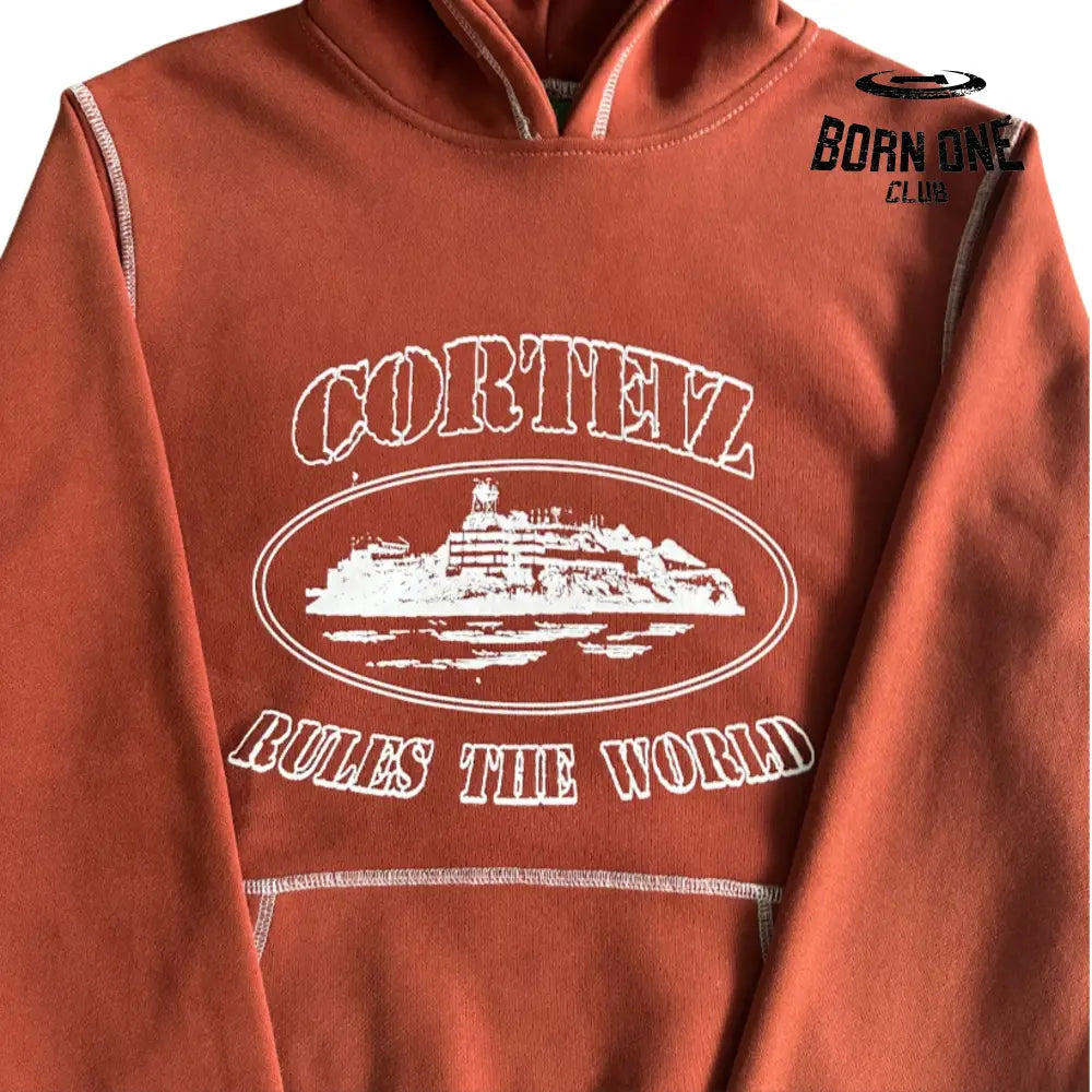 Conjunto Corteiz Alcatraz Set Brown
