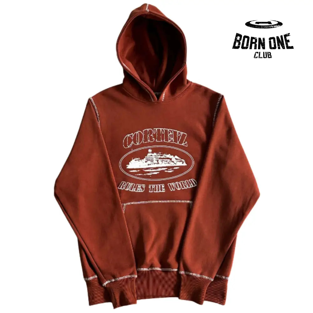Conjunto Corteiz Alcatraz Set Brown