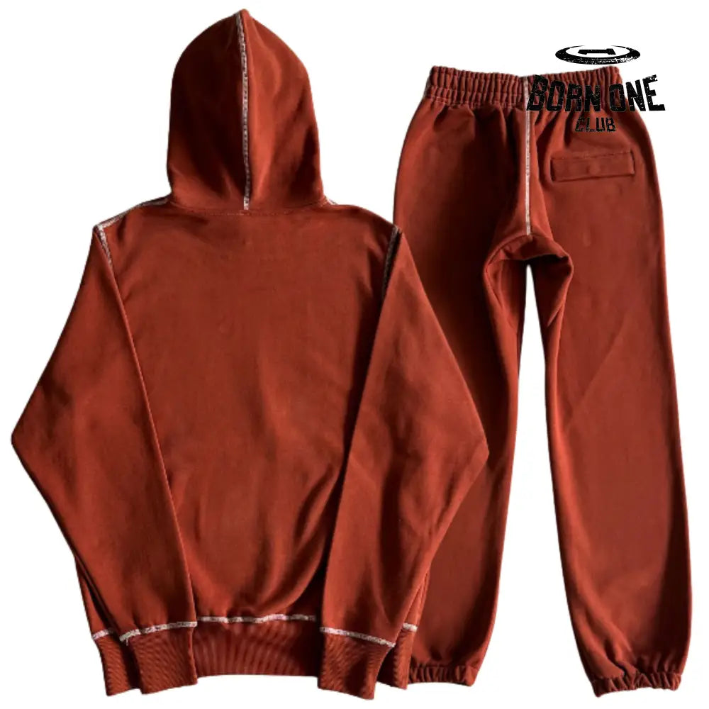 Conjunto Corteiz Alcatraz Set Brown