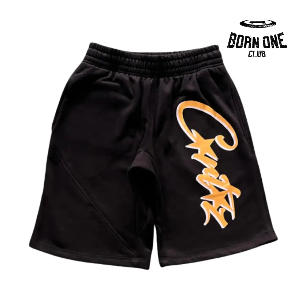Conjunto Corteiz Black and Orange Alphabet Set