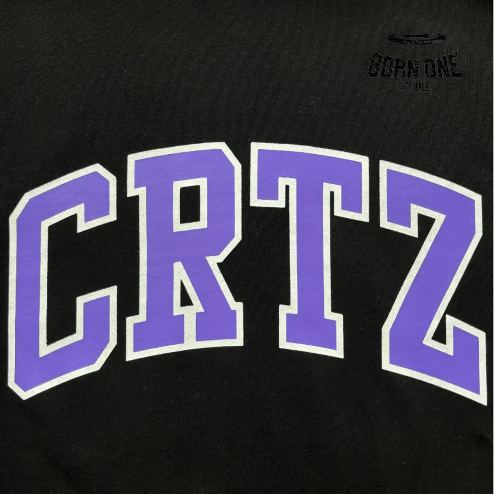Conjunto Corteiz Black and Purple Alphabet Set