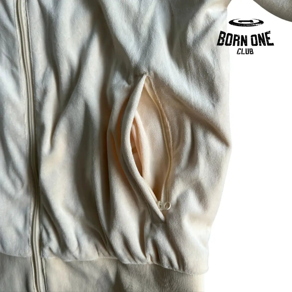 Conjunto Corteiz Velor Track Set Cream