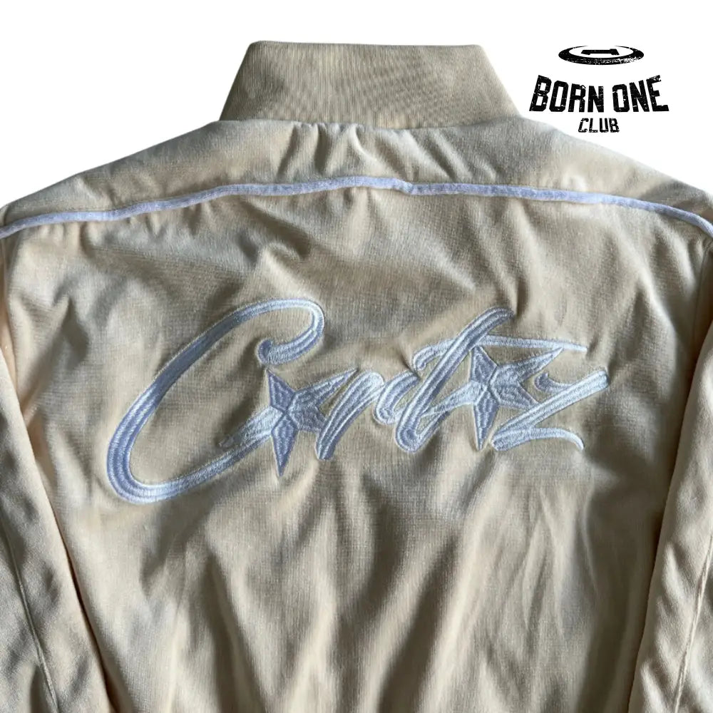 Conjunto Corteiz Velor Track Set Cream