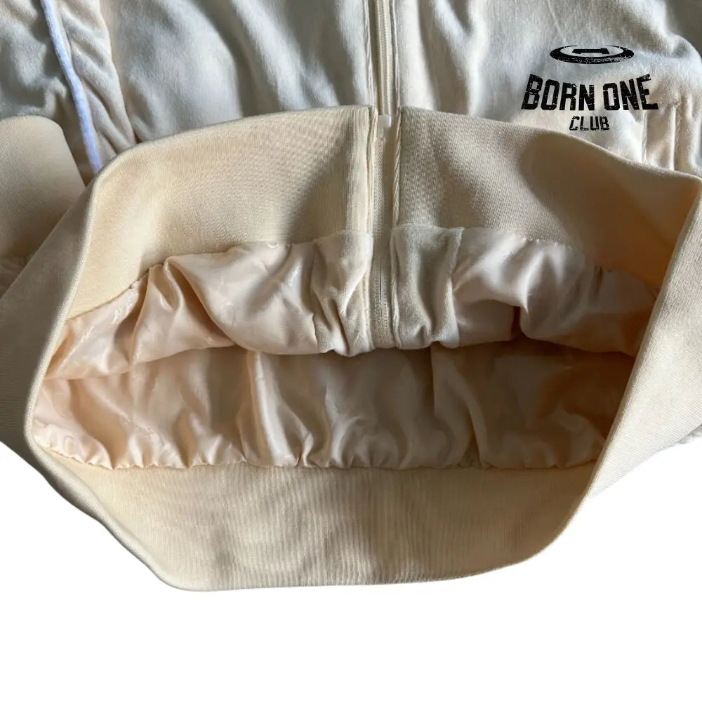 Conjunto Corteiz Velor Track Set Cream