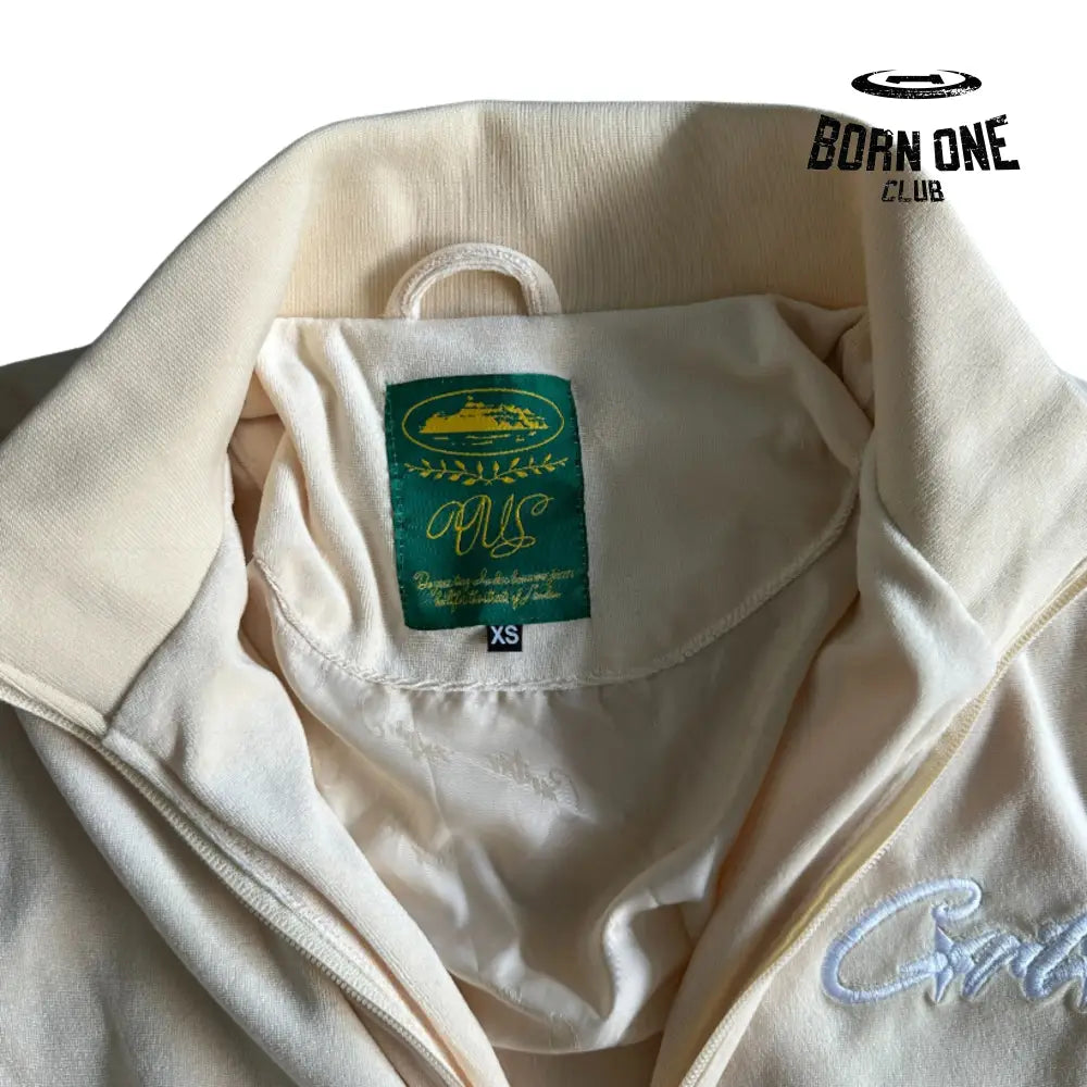 Conjunto Corteiz Velor Track Set Cream