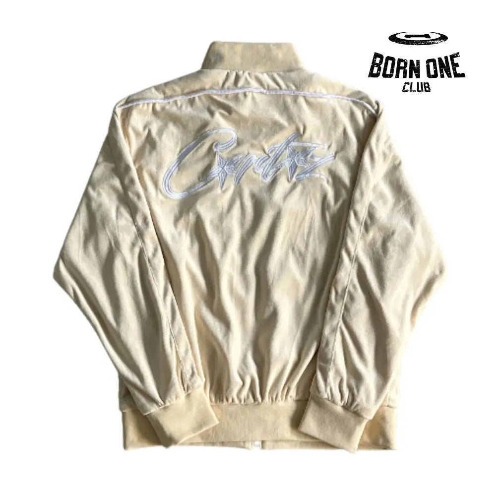 Conjunto Corteiz Velor Track Set Cream