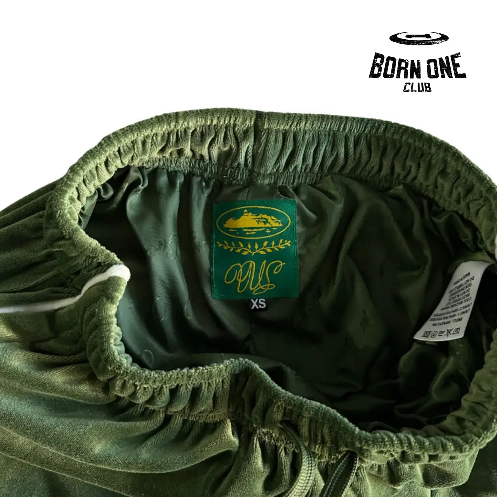Conjunto Corteiz Velor Track Set Green