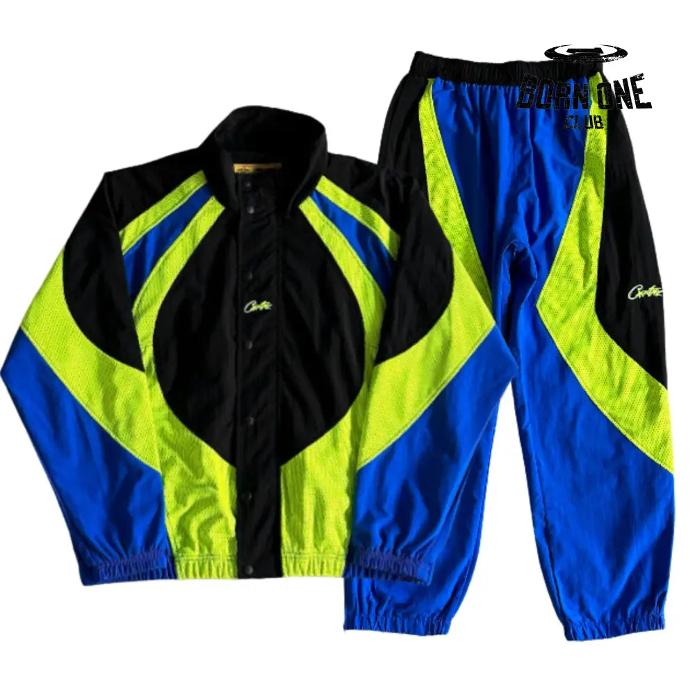 Conjunto Corteiz Vertigo Shuku Suit Preza Blue P
