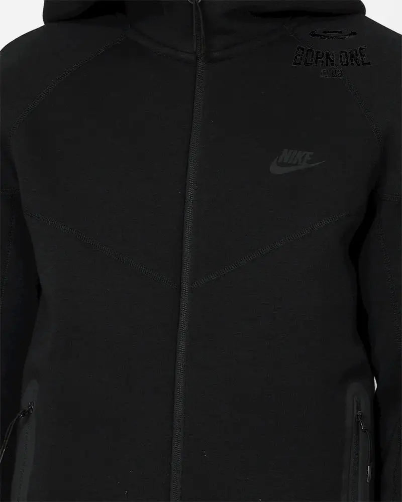 Conjunto Nike Tech Fleece Preto 2023 (New Season) Jaqueta e Calça
