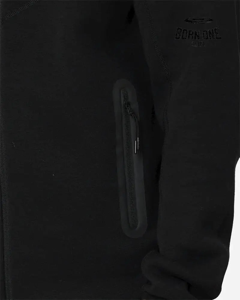 Conjunto Nike Tech Fleece Preto 2023 (New Season) Jaqueta e Calça