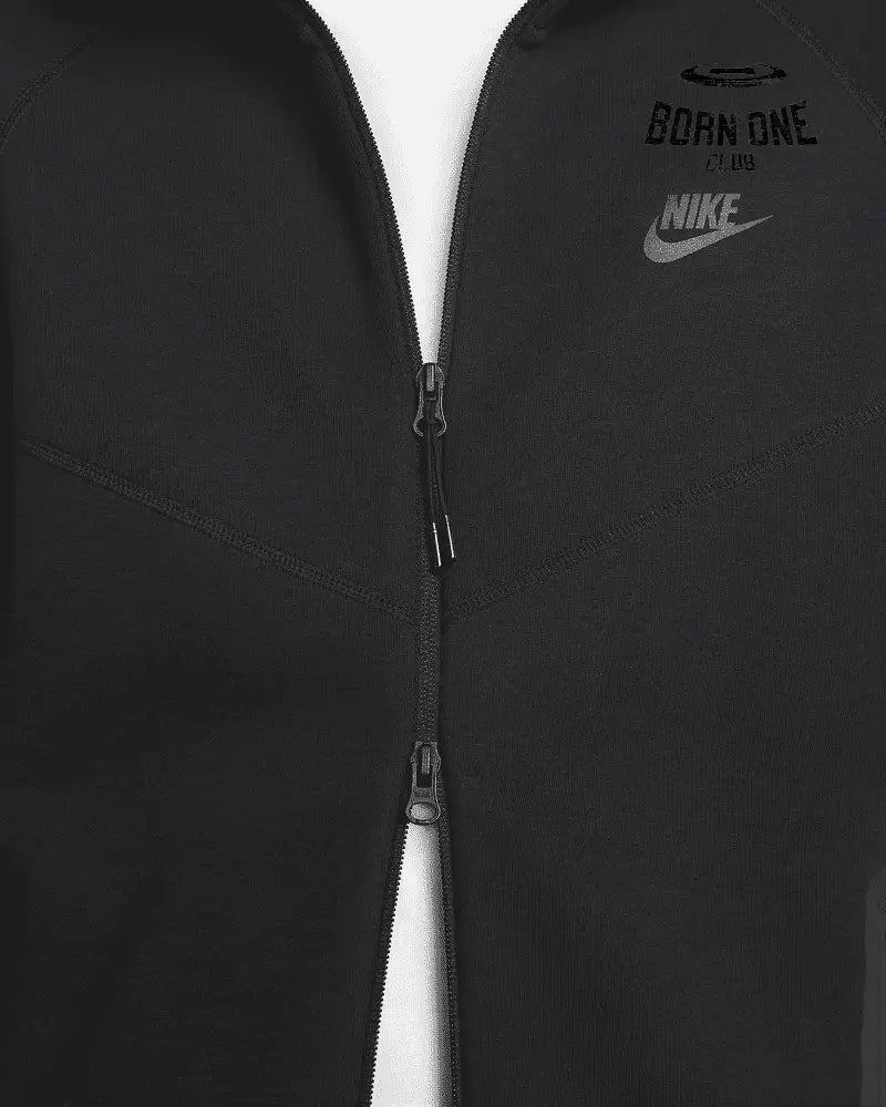 Conjunto Nike Tech Fleece Preto 2023 (New Season) Jaqueta e Calça