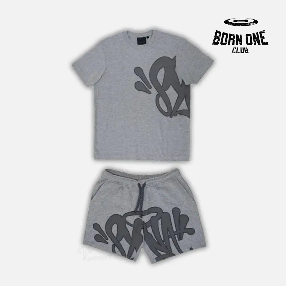 Conjunto Shorts Synaworld Cinza