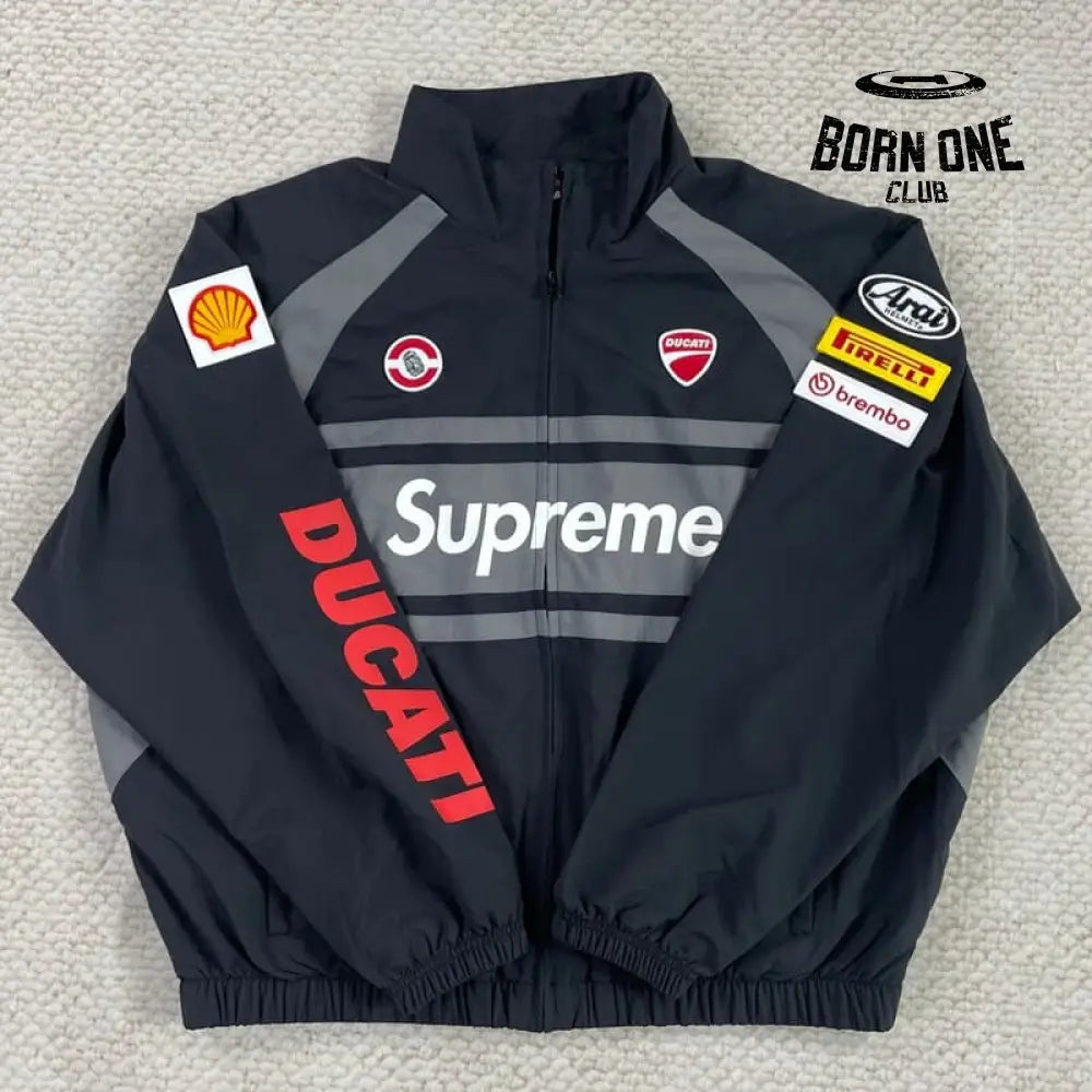 Conjunto Supreme x Ducati Set Jaqueta e Calça