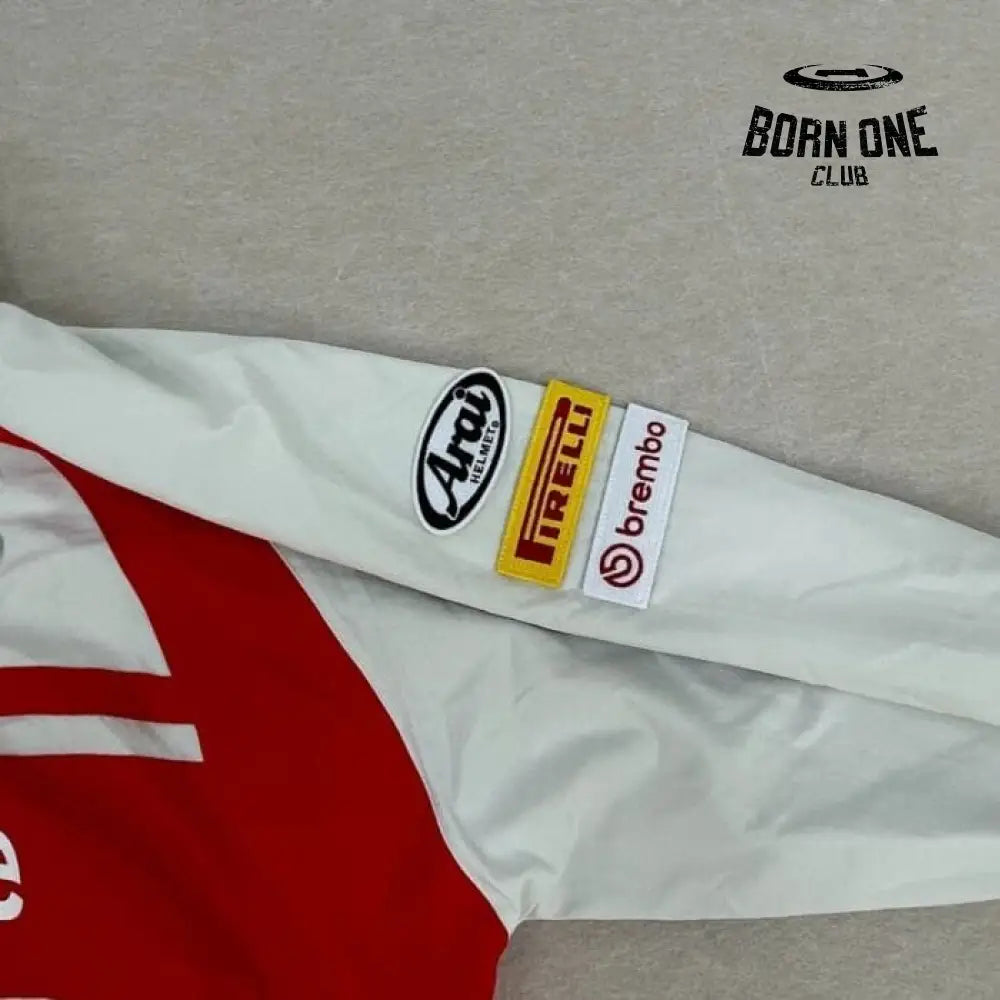Conjunto Supreme x Ducati White Set Jaqueta e Calça