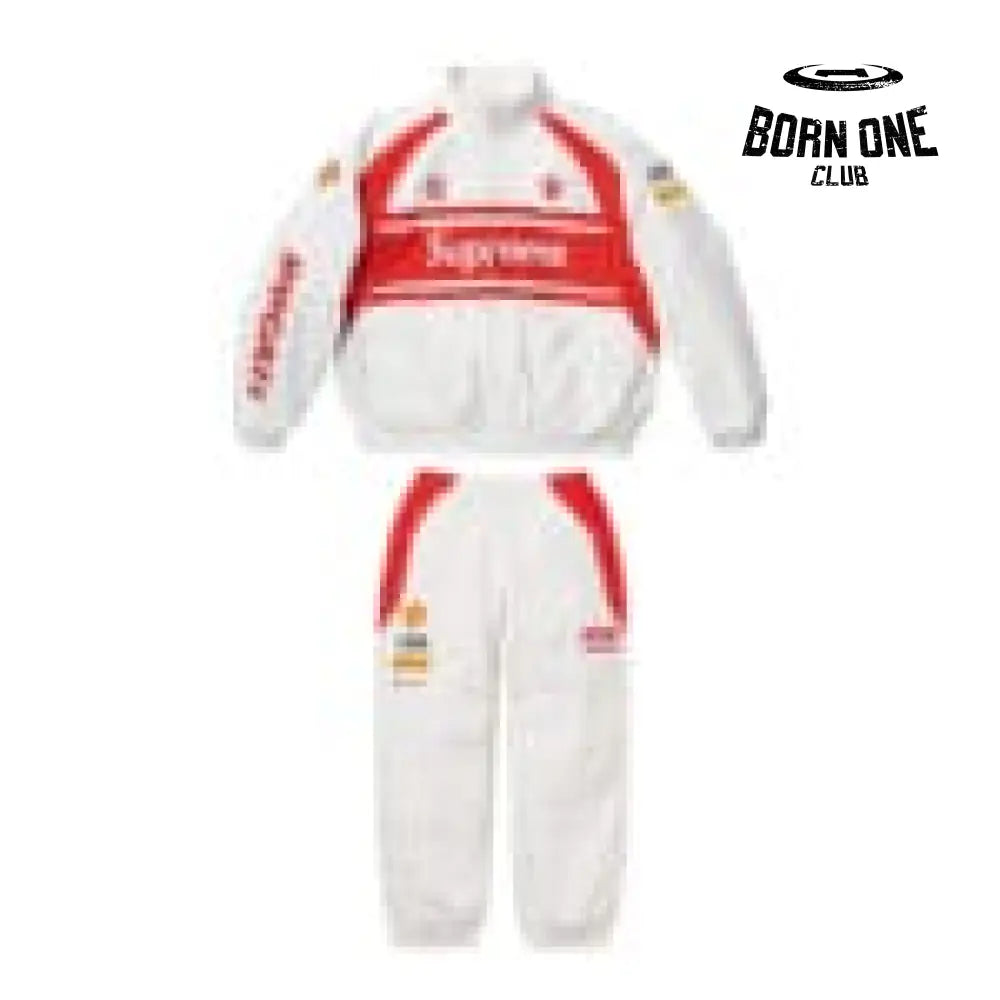 Conjunto Supreme x Ducati White Set Jaqueta e Calça