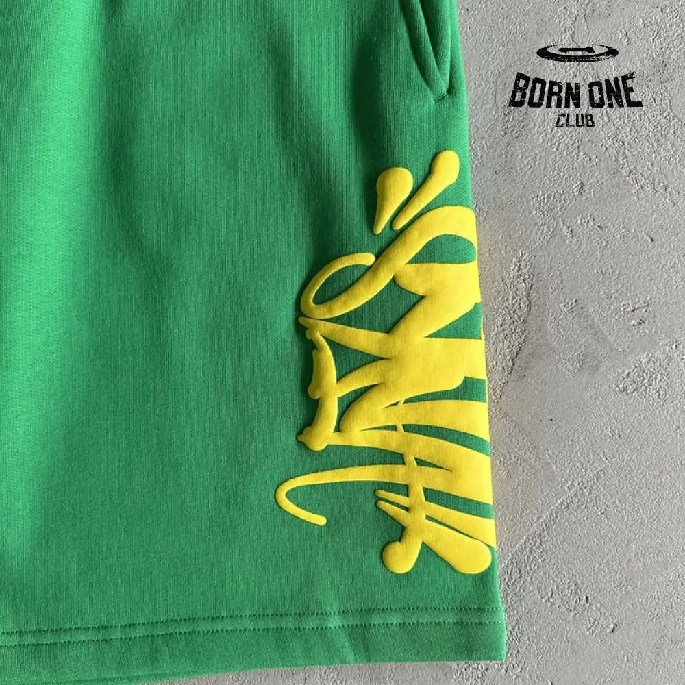 Conjunto Team Syna Hood Twinset Green