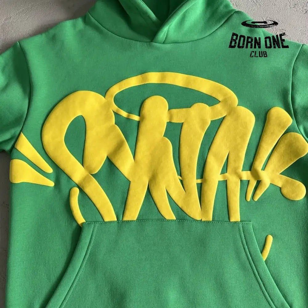 Conjunto Team Syna Hood Twinset Green
