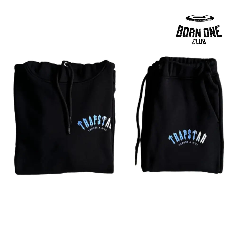 Conjunto Trapstar Arch Fade Tracksuit Black