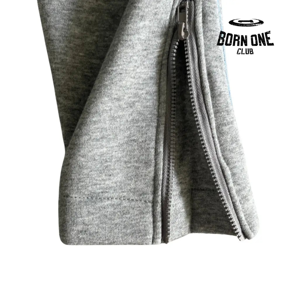 Conjunto Trapstar Chenille Aech Gray & Blue & White