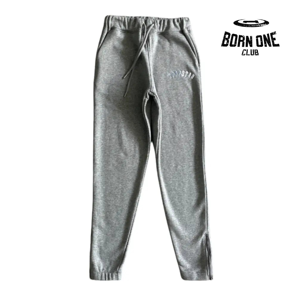 Conjunto Trapstar Chenille Aech Gray & Blue & White