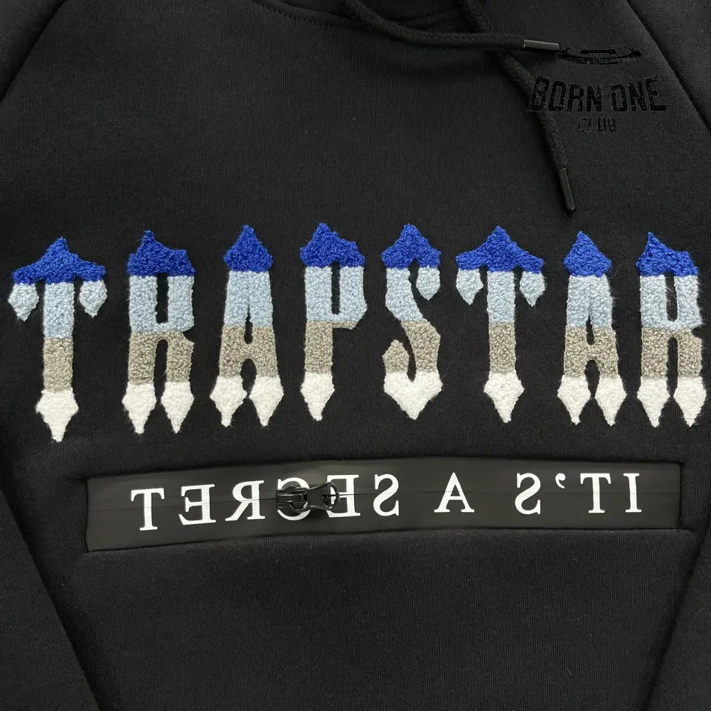 Conjunto Trapstar Chenille Decoded Preto