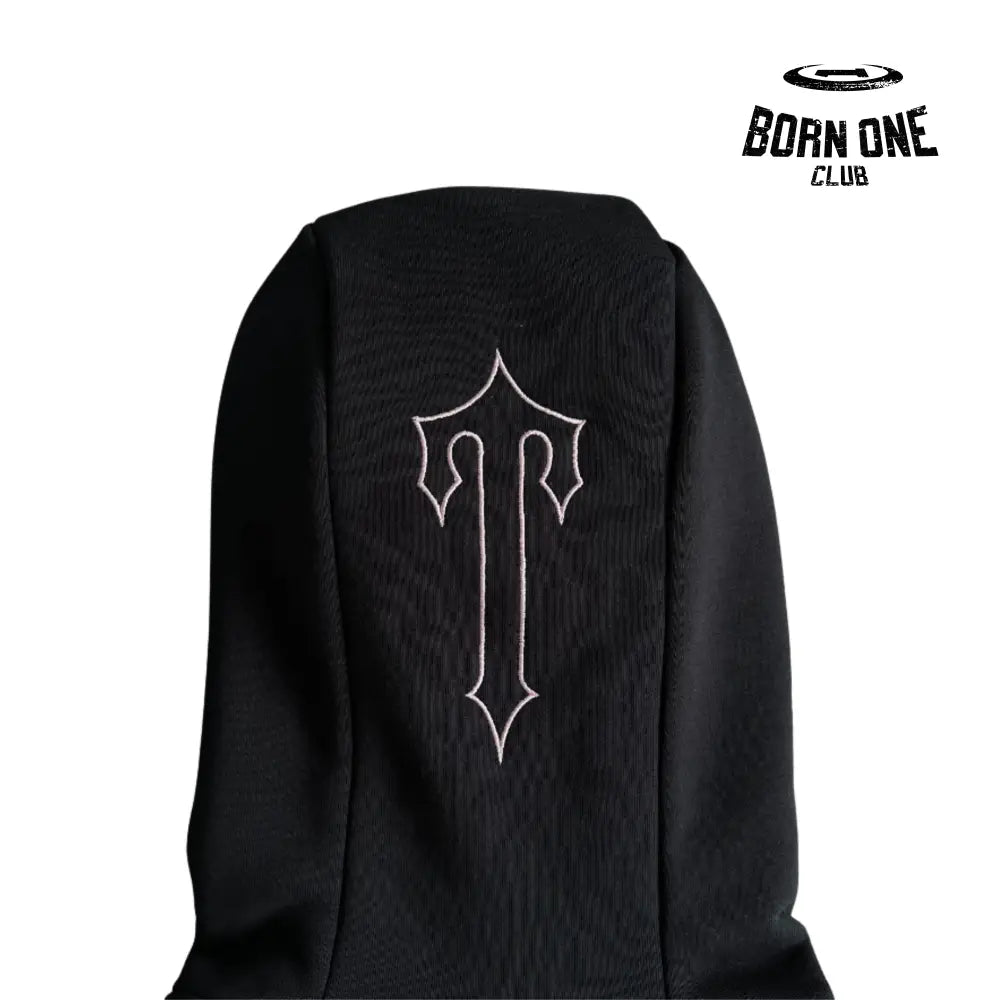 Conjunto Trapstar Decdoded Hooded Short Set Black & Pink