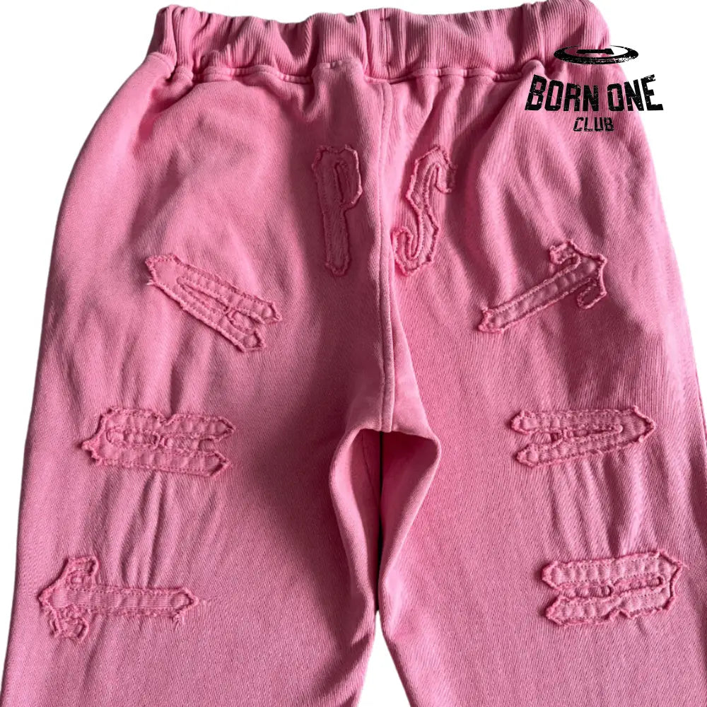 Conjunto Trapstar Feminino Irongate Cropped Batwing Zip Pink