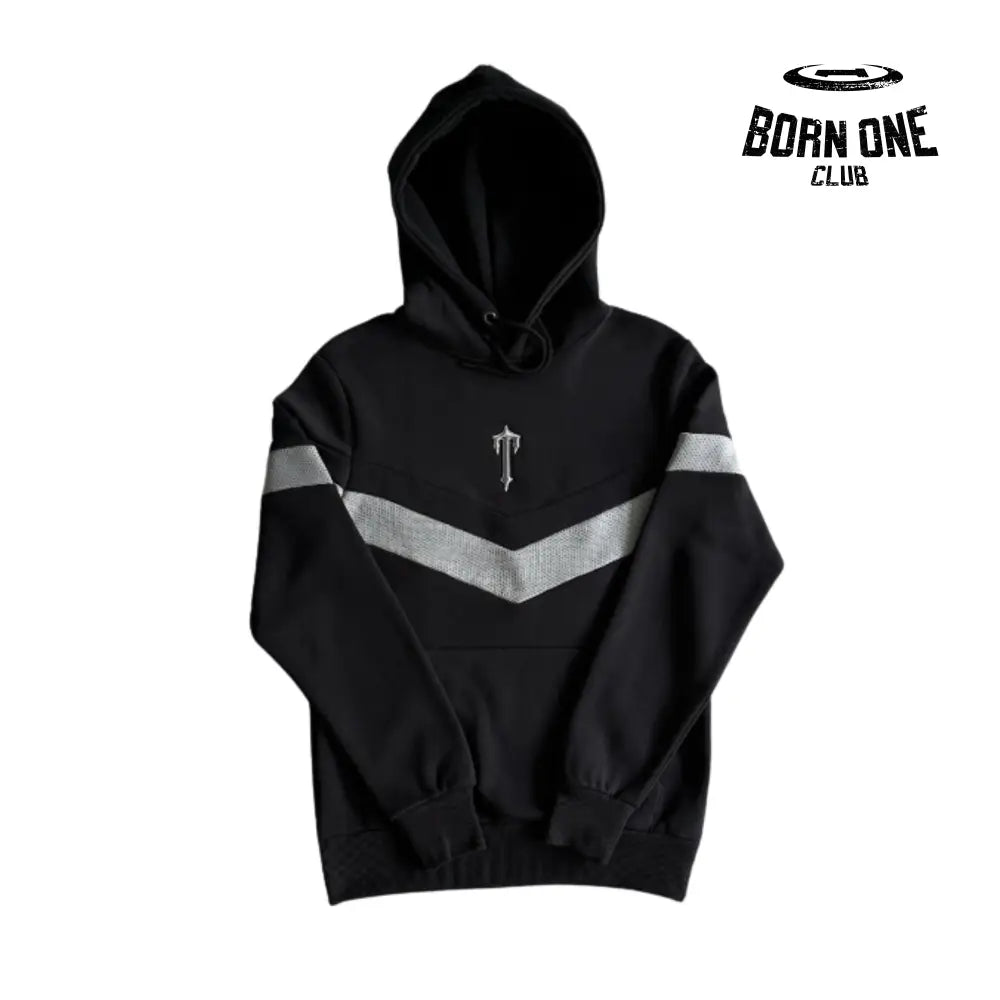 Conjunto Trapstar Hoddie Tracksuit Black & Gray