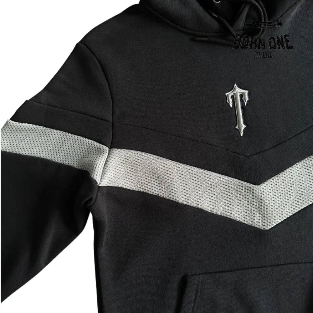 Conjunto Trapstar Hoddie Tracksuit Black & Gray