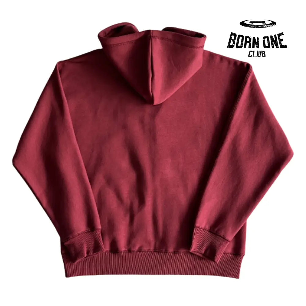 Conjunto Trapstar Script Zip Through Hoodie Zinfandel