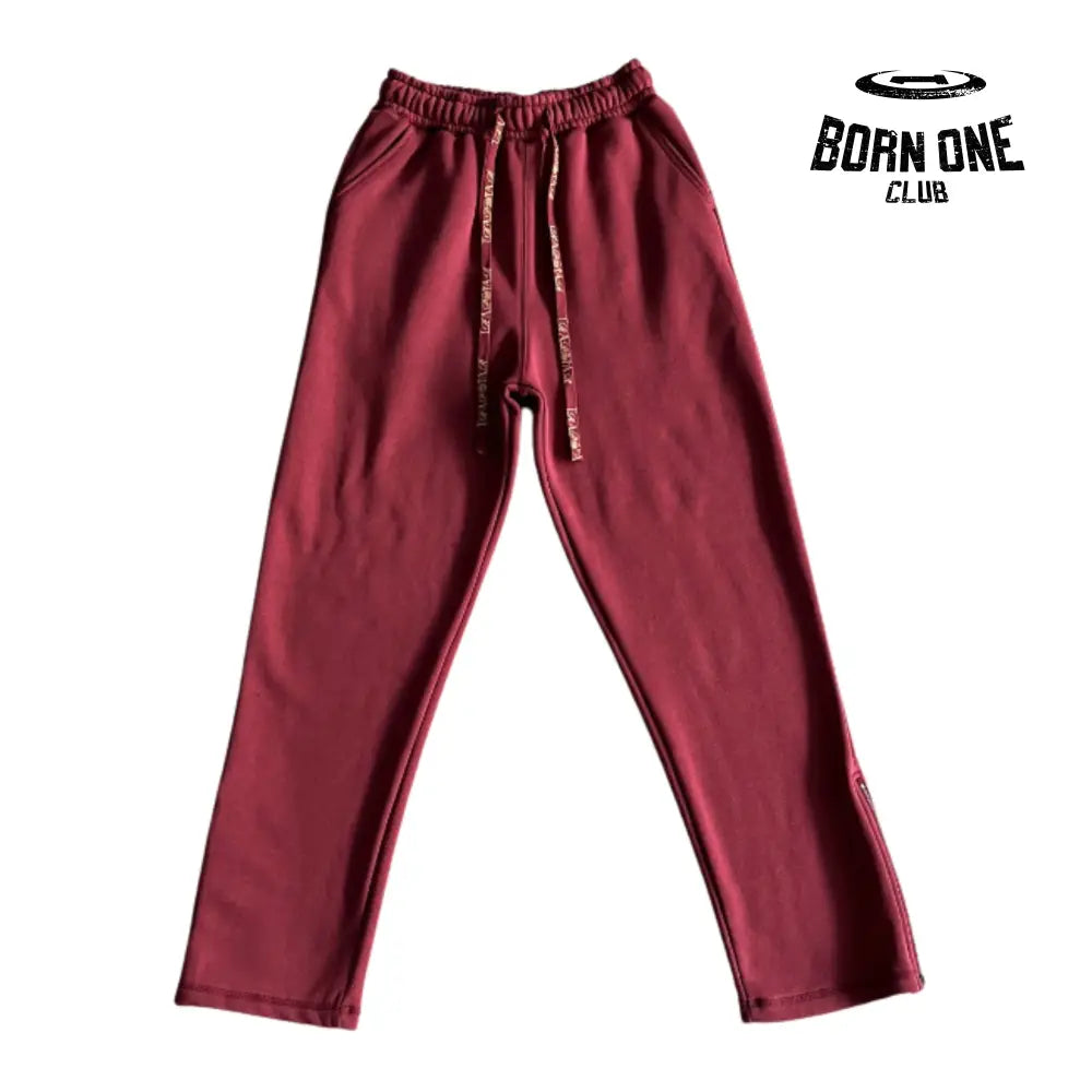 Conjunto Trapstar Script Zip Through Hoodie Zinfandel