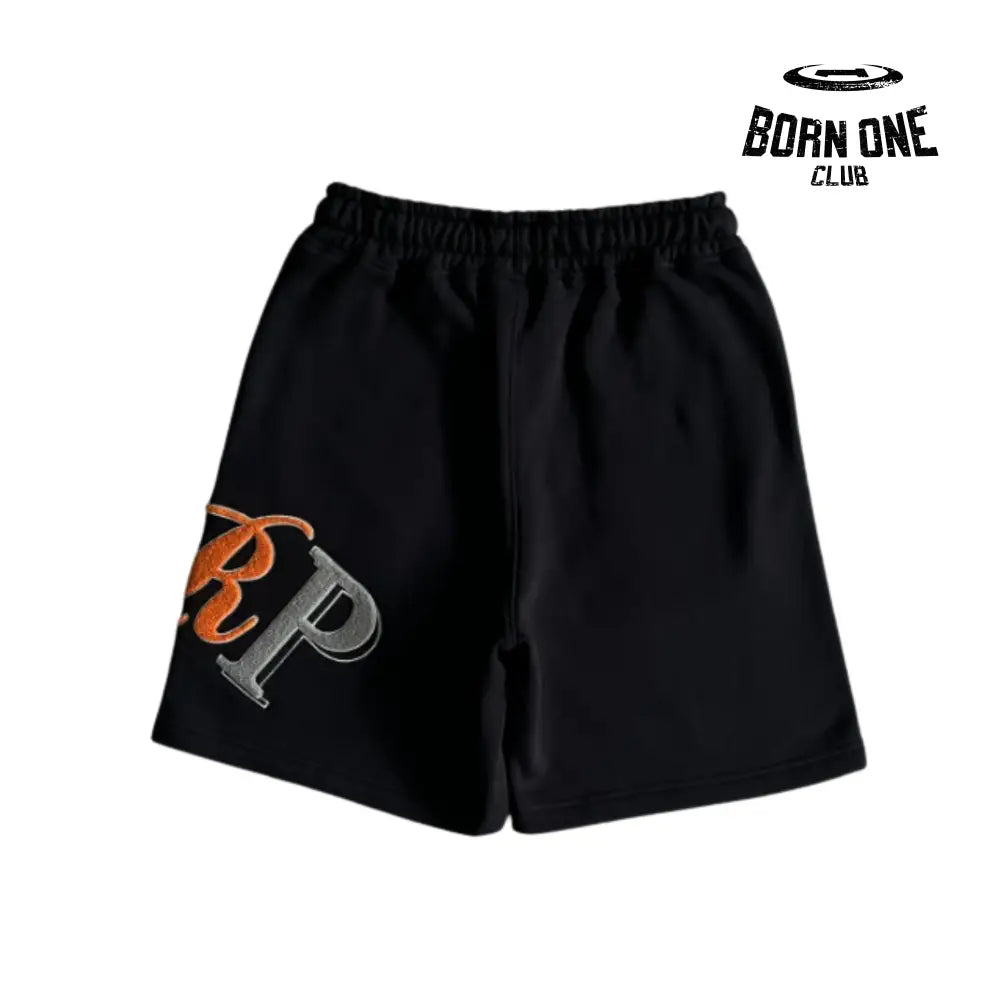 Conjunto Trapstar Shortset TRP Black & Orange