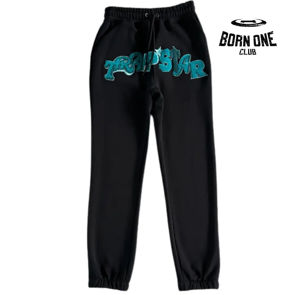 Conjunto Trapstar Tonal Wildcard Hoody Black & Teal
