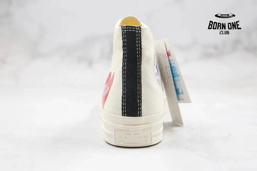 Converse Chuck Taylor All Star 70 Hi Comme des Garçons Play White Converse Chuck Taylor All Star 70 HiComme des Garçons