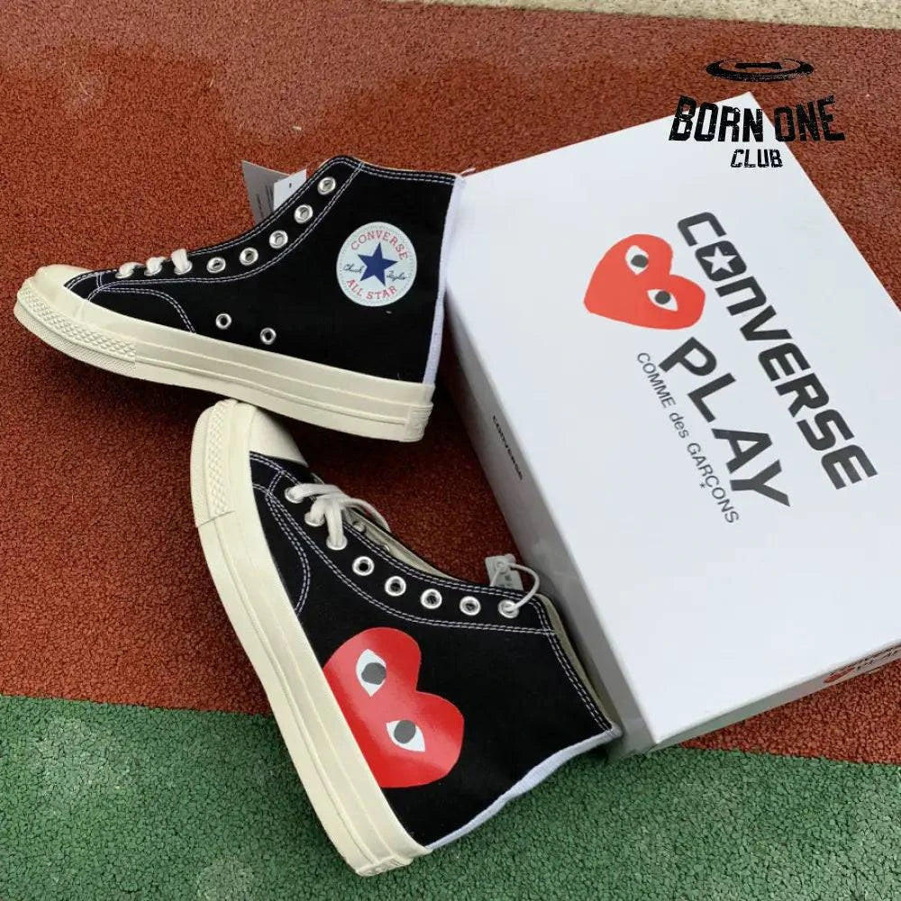 Converse Chuck Taylor All Star 70 HiComme des Garçons Play Black Converse Chuck Taylor All Star 70 HiComme des Garçons