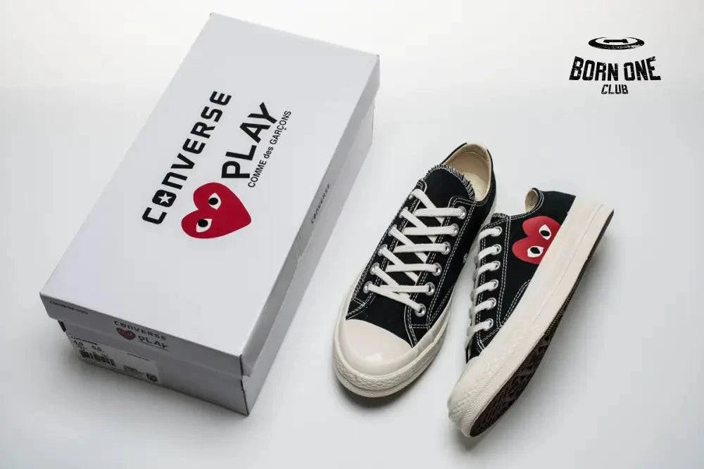 Converse Chuck Taylor All Star 70s Ox Comme des Garçons Play Black Converse Chuck Taylor All Star 70s Ox Comme des