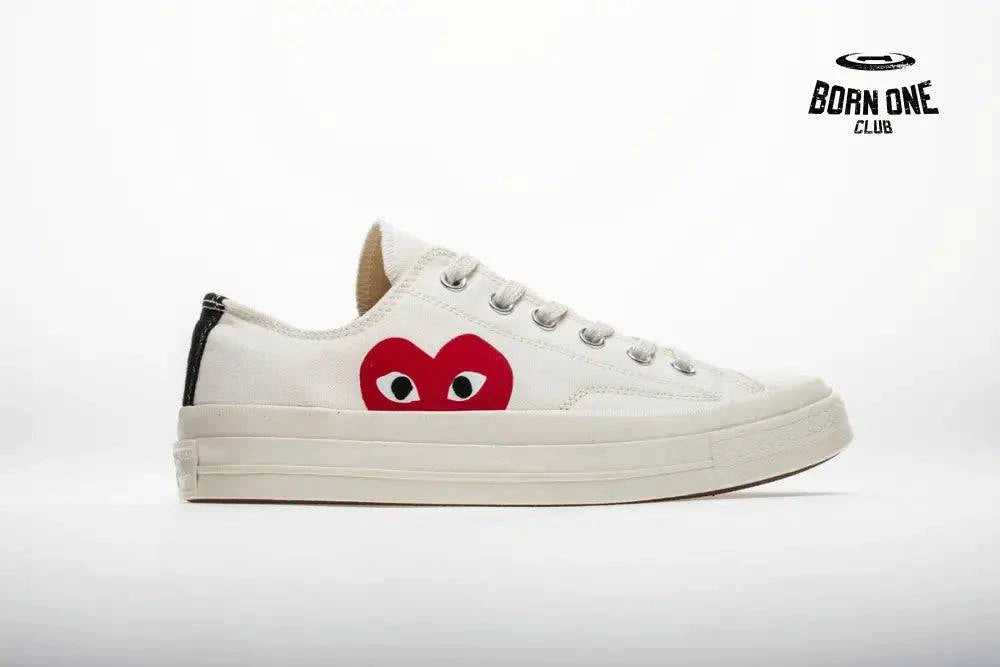 Converse Chuck Taylor All Star 70s Ox Comme des Garçons Play White Converse Chuck Taylor All Star 70s Ox Comme des