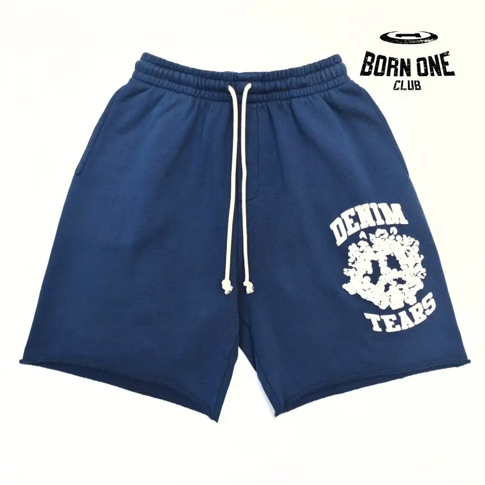 DENIM TEARS UNIVERSITY SHORTS