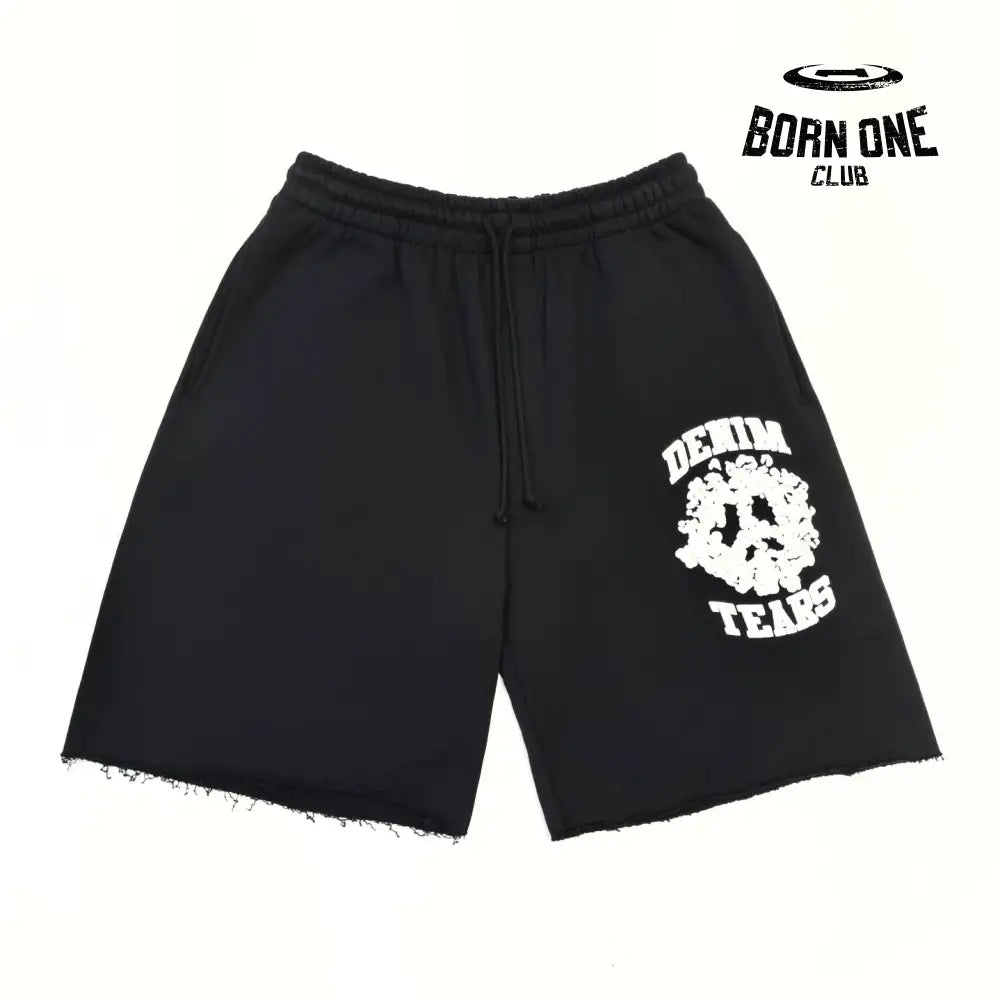 DENIM TEARS UNIVERSITY SHORTS