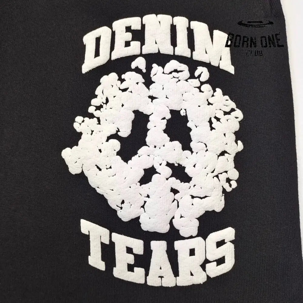 DENIM TEARS UNIVERSITY SHORTS