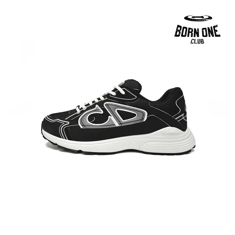 Dior B30 Light Grey Sneakers Black Coffee Color