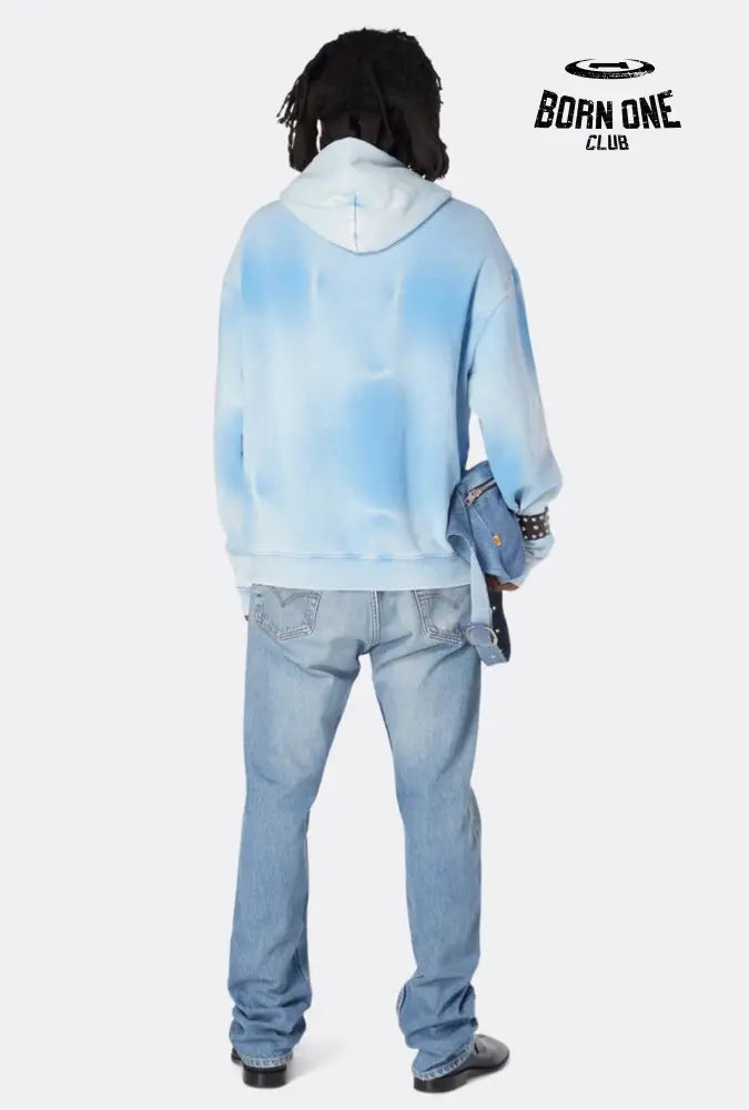 Gallery Dept SUN FADED LOGO ZIP HOODIE Moletom