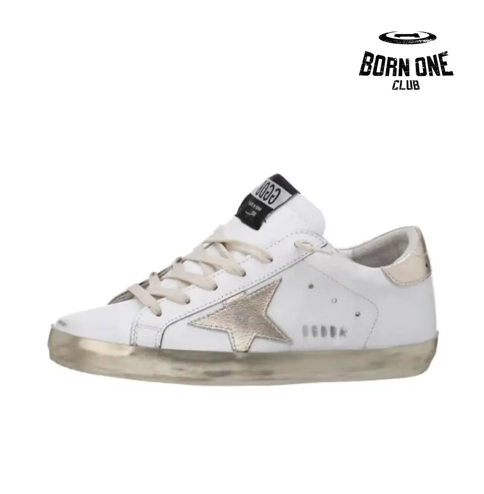 Golden Goose Super-Star White/Ice Green Low